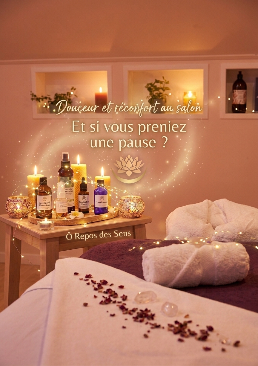 Le salon de massage Ô Repos des Sens à Vierzon
